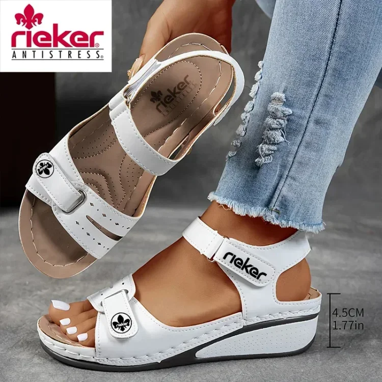 New women's orthopedic high-heeled sandals RIEKER